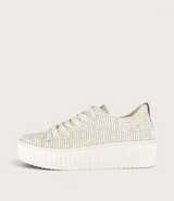 Golden Oak Raffia Sneakers