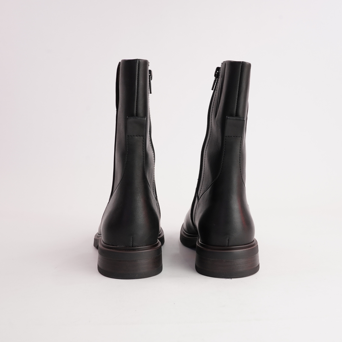 Blanca Black Leather Boots - EOS FOOTWEAR | Shouz