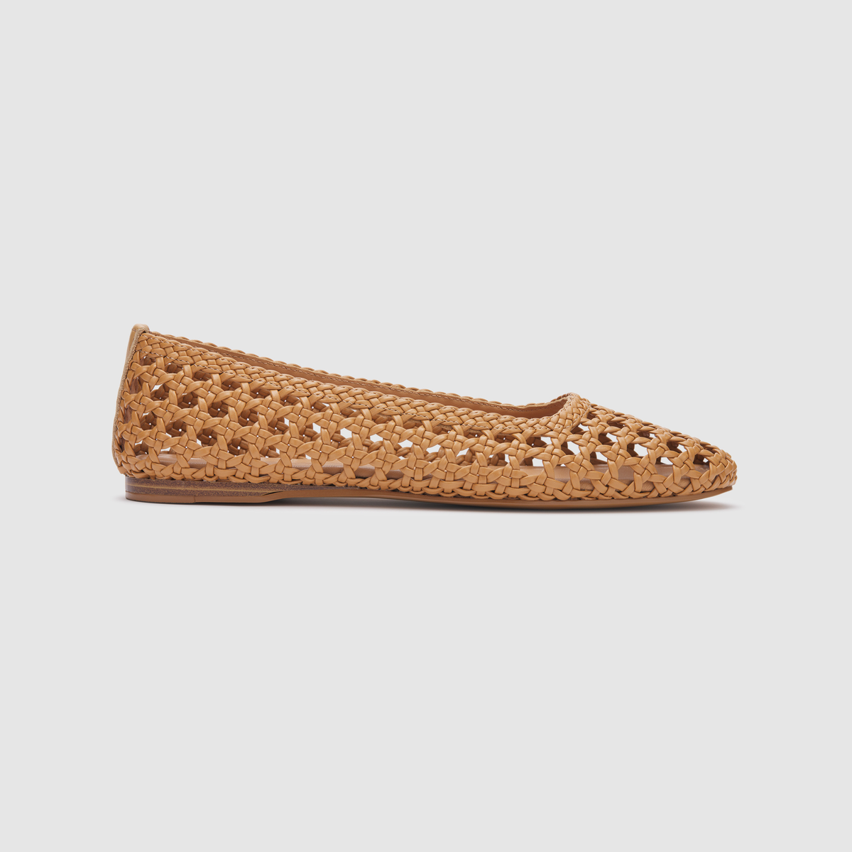 Calypso Camel Woven Flats
