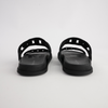 Tulia Black Leather Slides