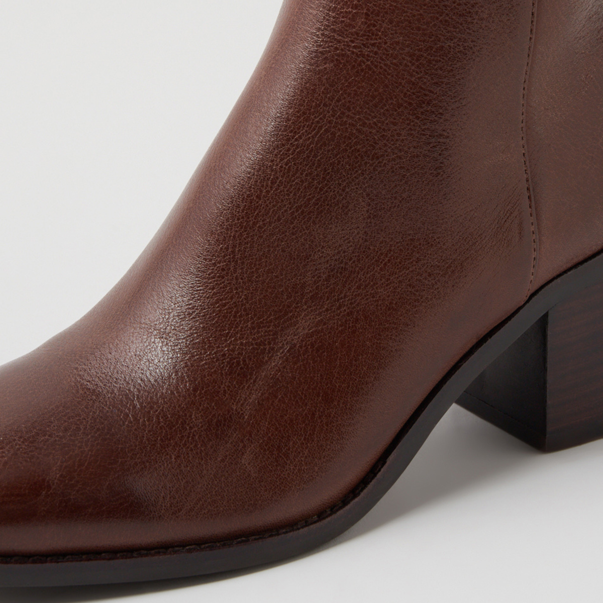 Sesina Chocolate Leather Calf Boots - MOLLINI | Shouz