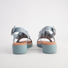 Malika Denim Leather Sandals