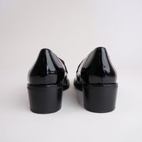 Stiller Black Patent Leather Loafers