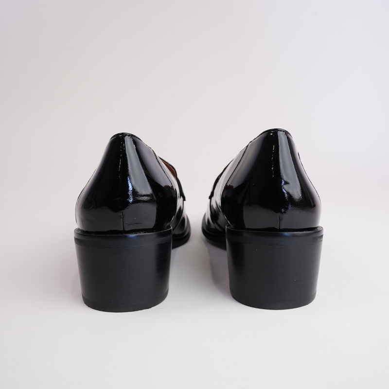 Stiller Black Patent Leather Loafers