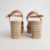Odessa Camel Leather Heels