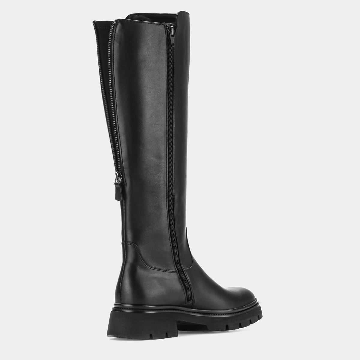 Selique Schwarz Leather Boots - GABOR | Shouz