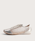 Ruby Gold Leather Sneakers