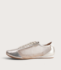 Ruby Gold Leather Sneakers