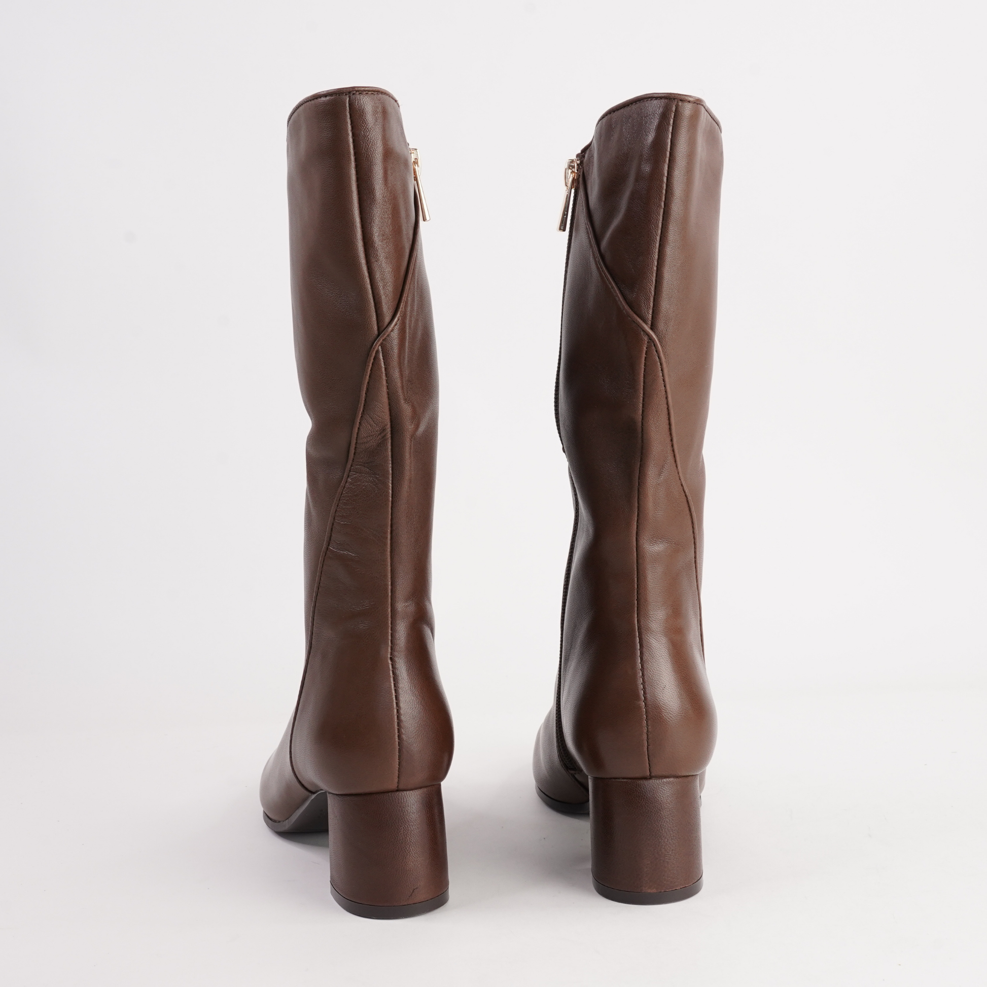 Filmore Cocaa Leather Boots - DJANGO AND JULIETTE | Shouz