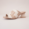 Ibbys Ivory & Cafe Patent Leather Heels