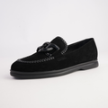 Linxea Black Suede Loafers