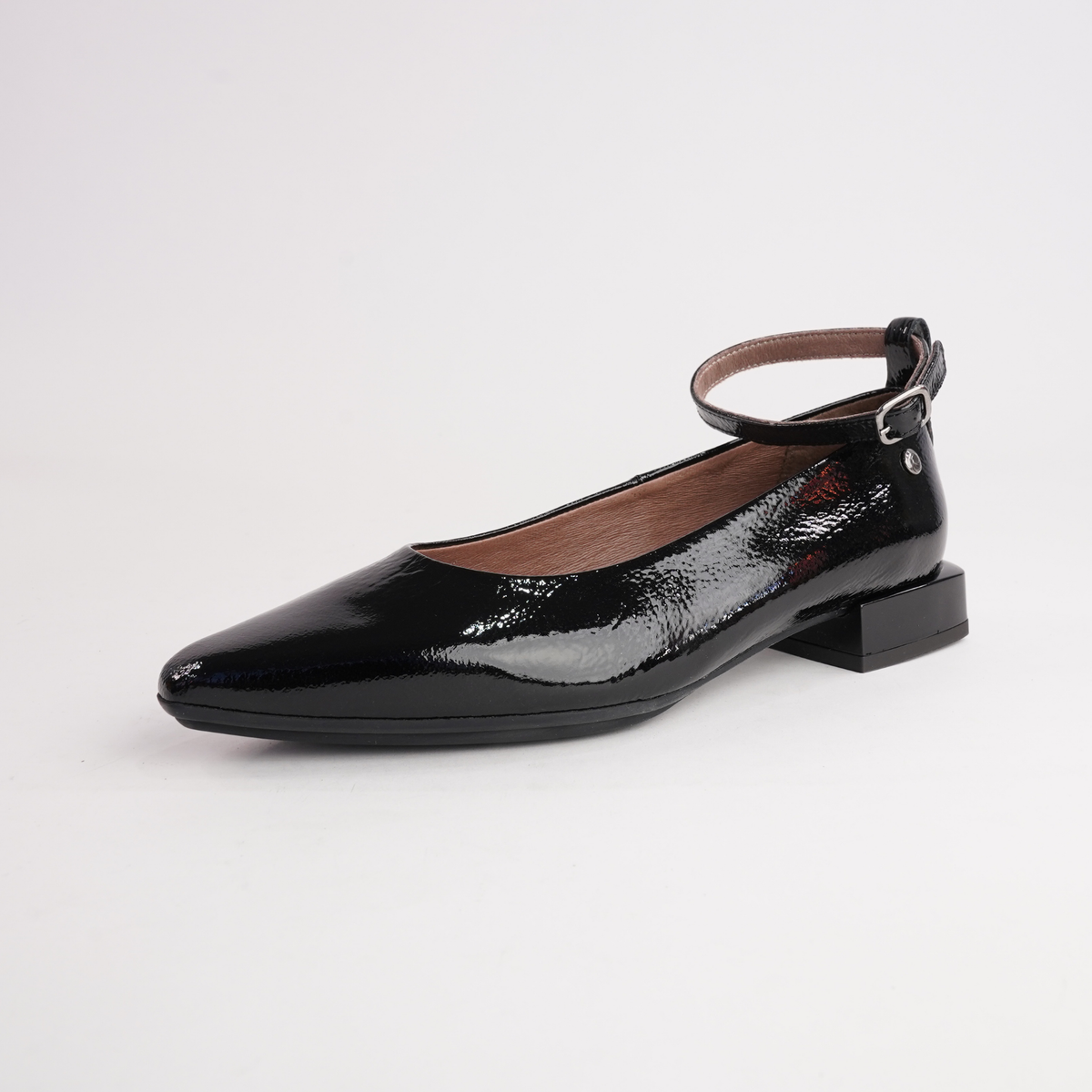 Luna Black Patent Leather Flats - NU BY NEO | Shouz