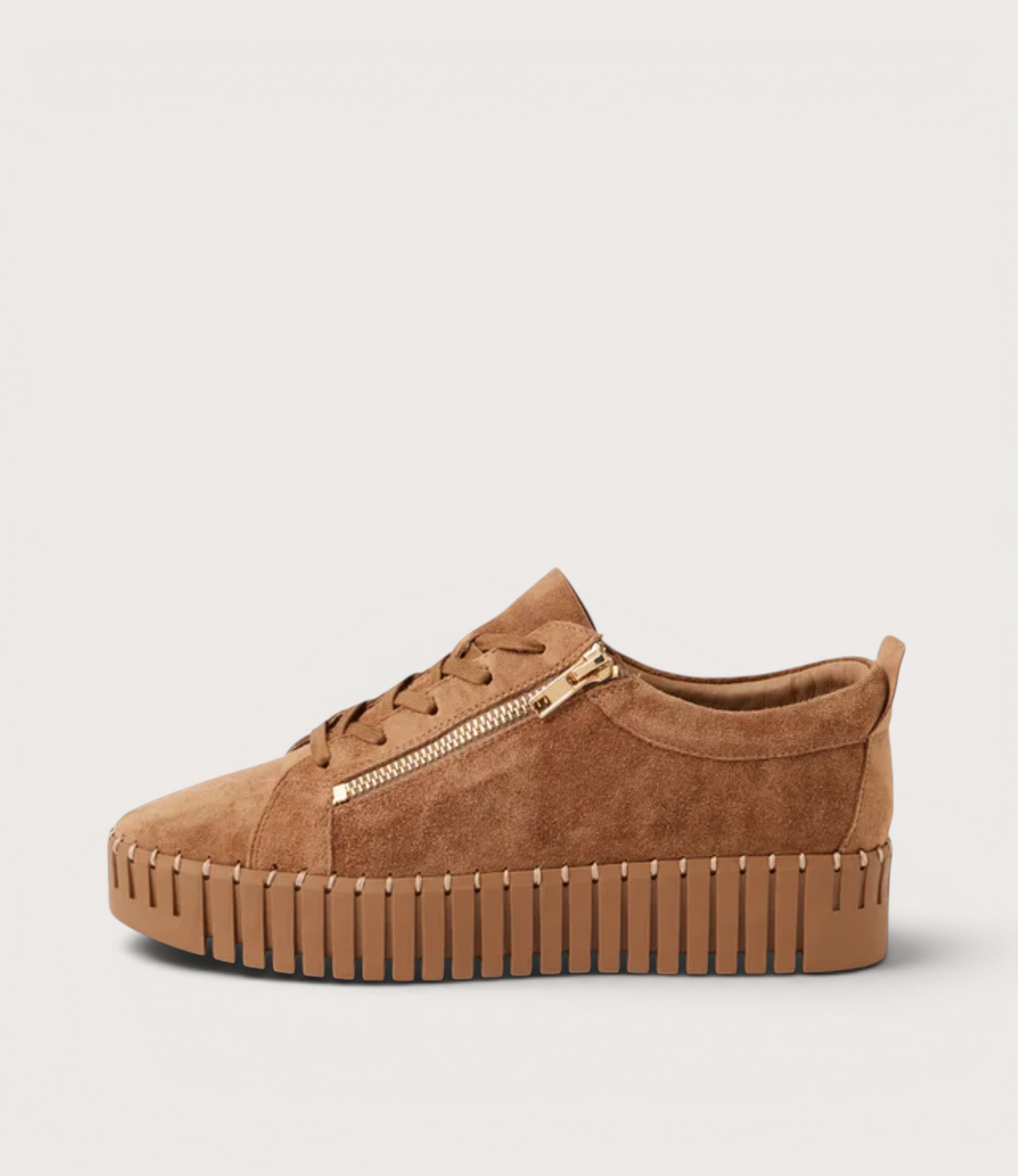 Bump Light Choc Suede/ Light Choc Sole Sneakers