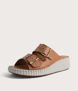 Solena Coconut Leather Slides