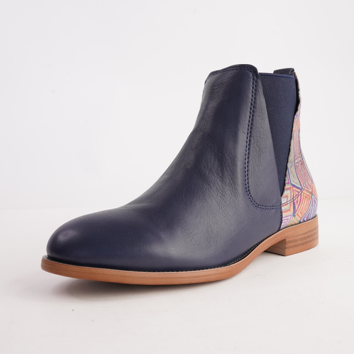 Gabby Deep Ocean Mosaic Boots - SALA | Shouz