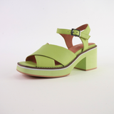 Jemi Light Citrus Leather Heels