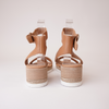 Irish Dark Tan Leather Sandals