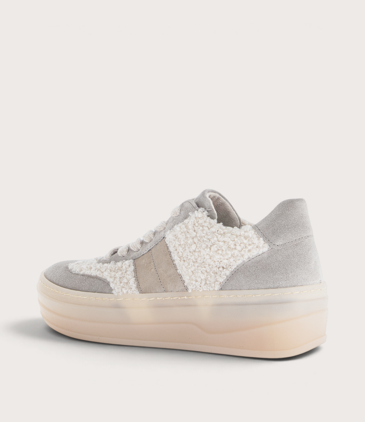 Nyvara Beige Kombi Leather Sneakers - GABOR | Shouz