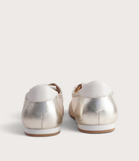 Ruby Gold Leather Sneakers