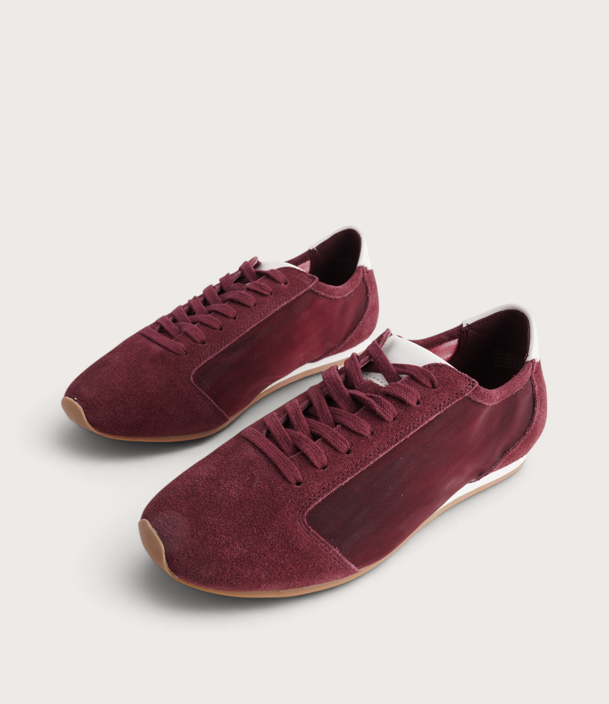 Ruby Burgundy Suede Sneakers