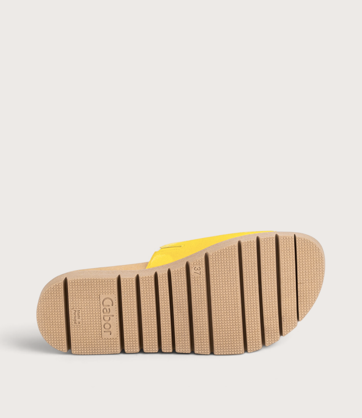 Lucille Yellow Suede Slides