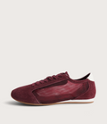 Ruby Burgundy Suede Sneakers
