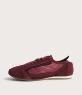Ruby Burgundy Suede Sneakers