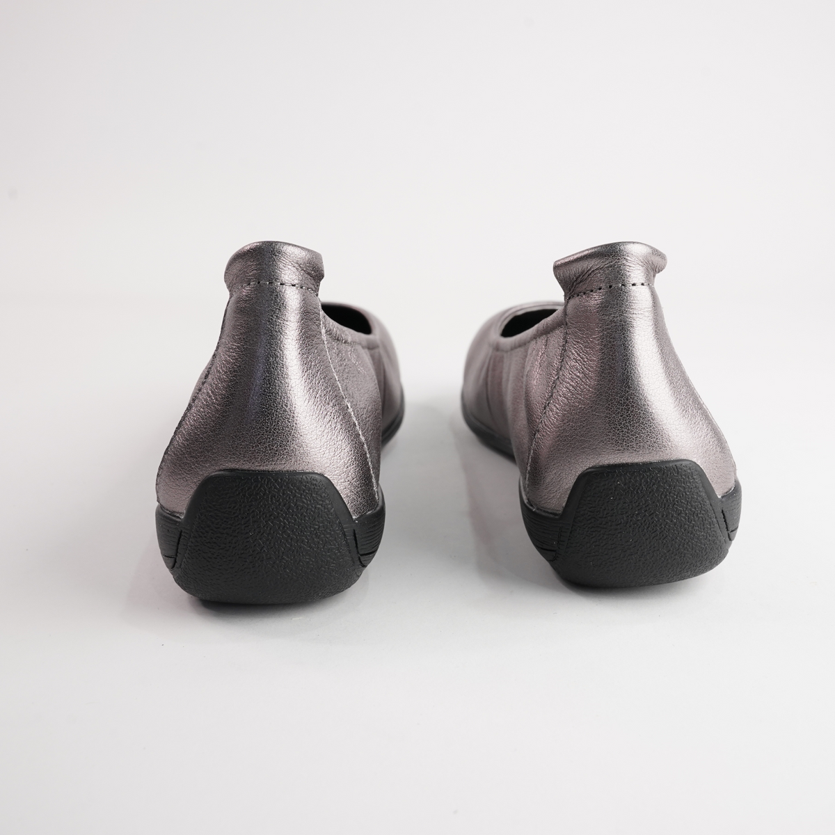 Fenja 01 Pewter Leather Ballet Flats - JOSEF SEIBEL | Shouz