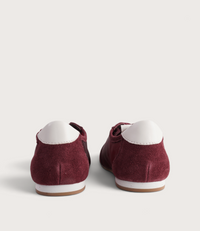 Ruby Burgundy Suede Sneakers