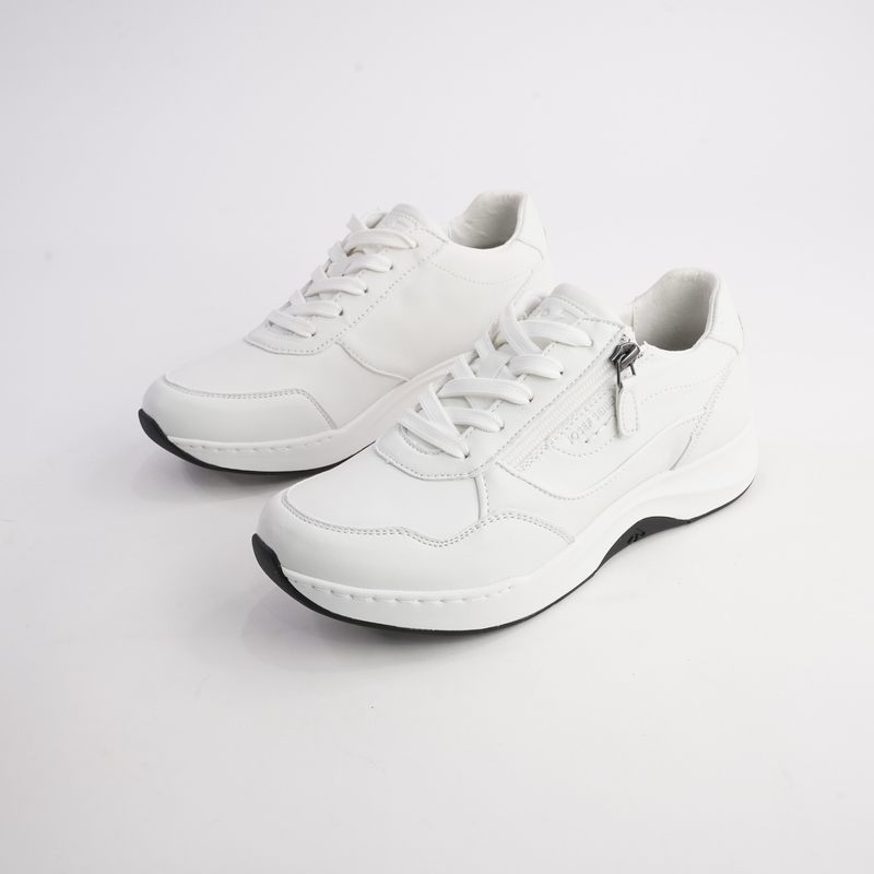 Ellie 06 White Leather Sneakers