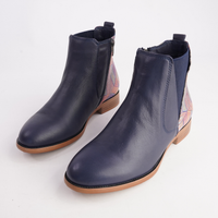 Gabby Deep Ocean Mosaic Boots - SALA | Shouz