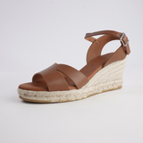 Remi Doya Roble Leather Espadrille Wedges
