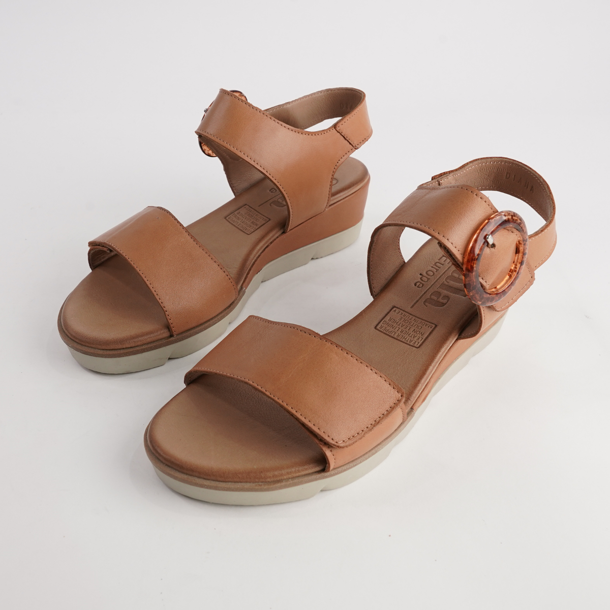 Diana Coconut Leather Sandals
