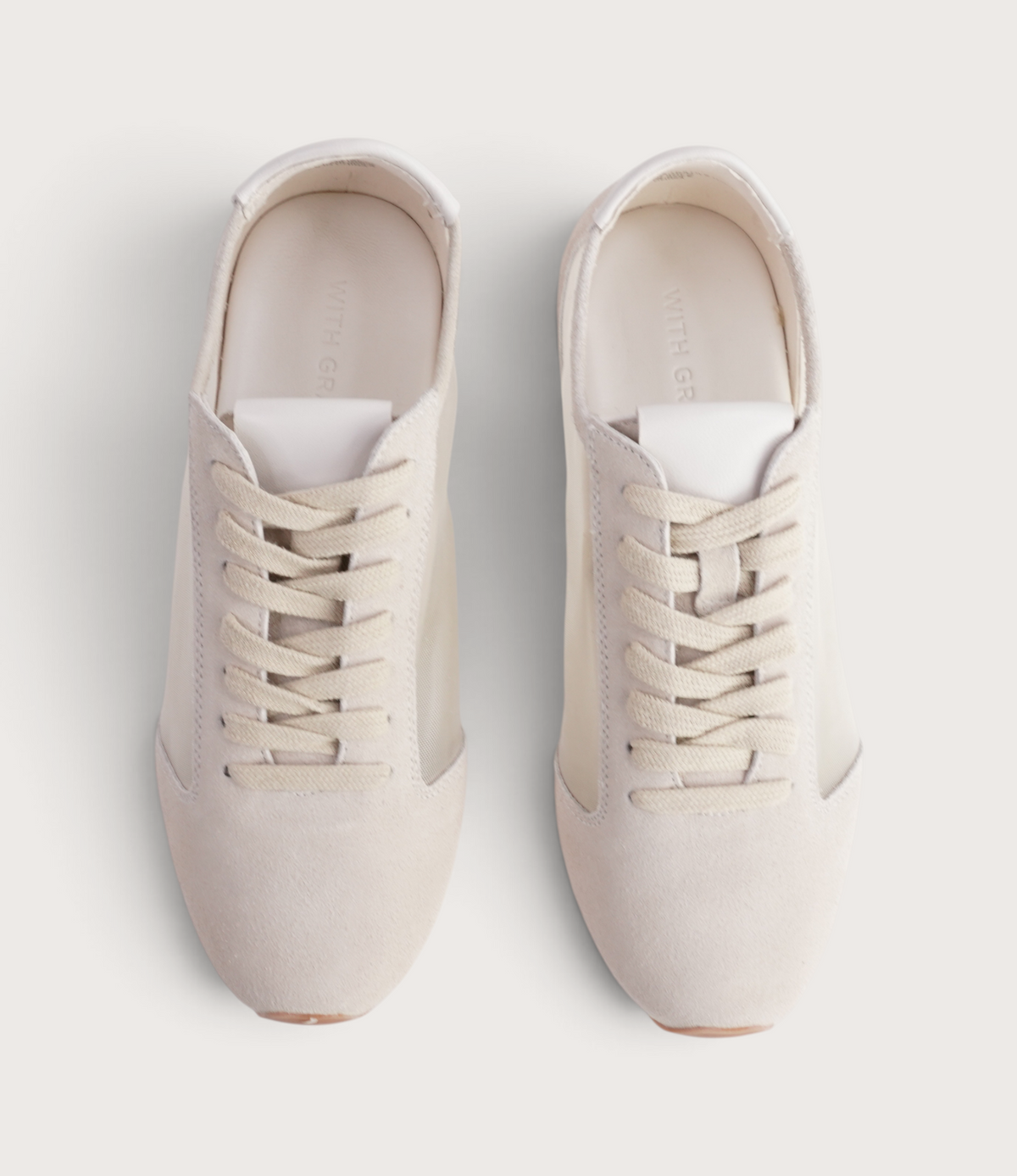 Ruby Off White Suede Sneakers