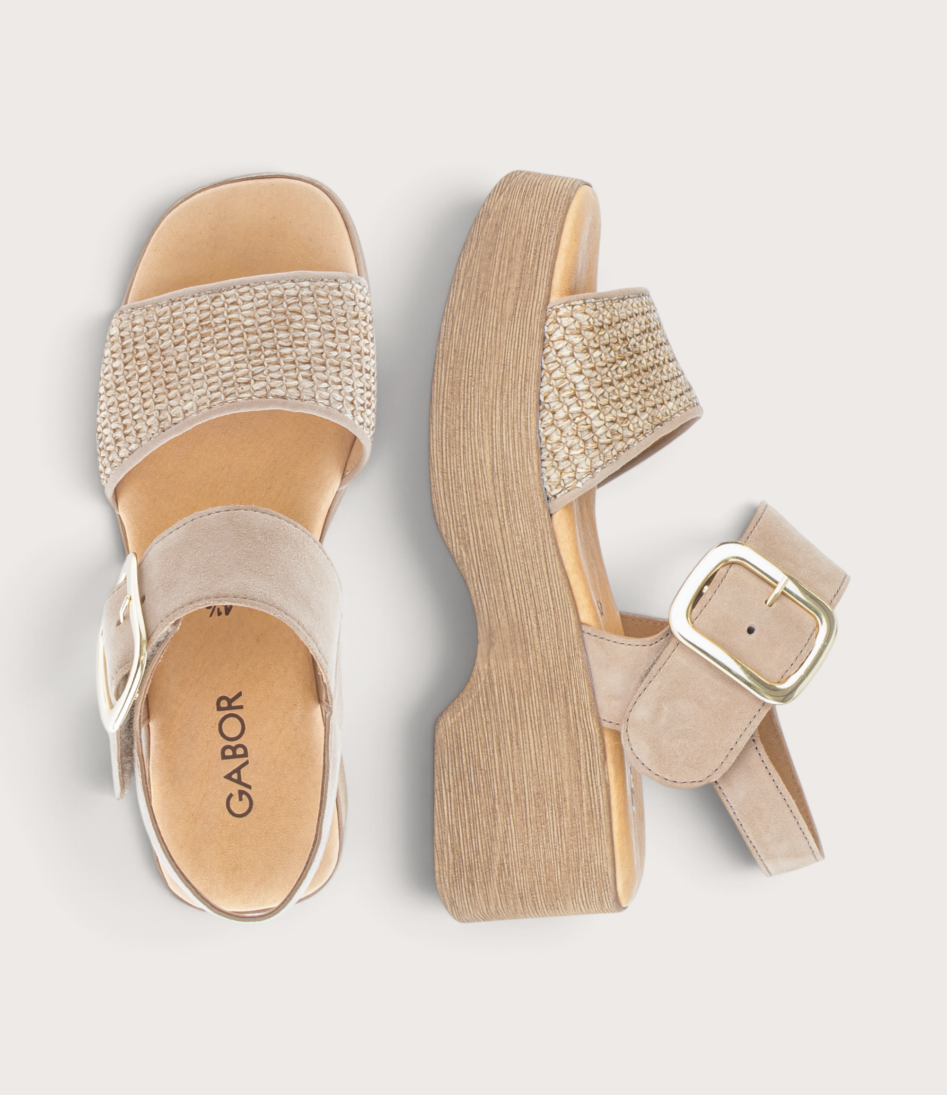 Whisper Raffia Sand Heels