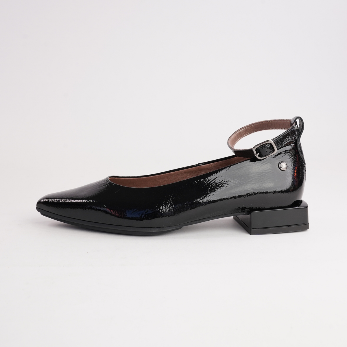 Luna Black Patent Leather Flats - NU BY NEO | Shouz