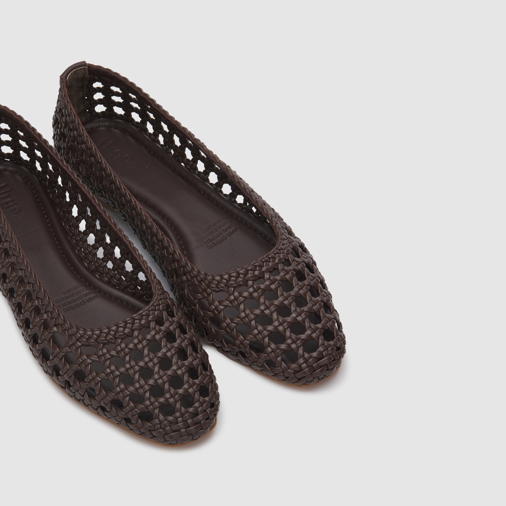 Calypso Choc Woven Flats