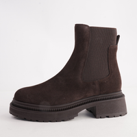 Brussels Chocolate Ankle Boots - WITH GRACE | Shouz