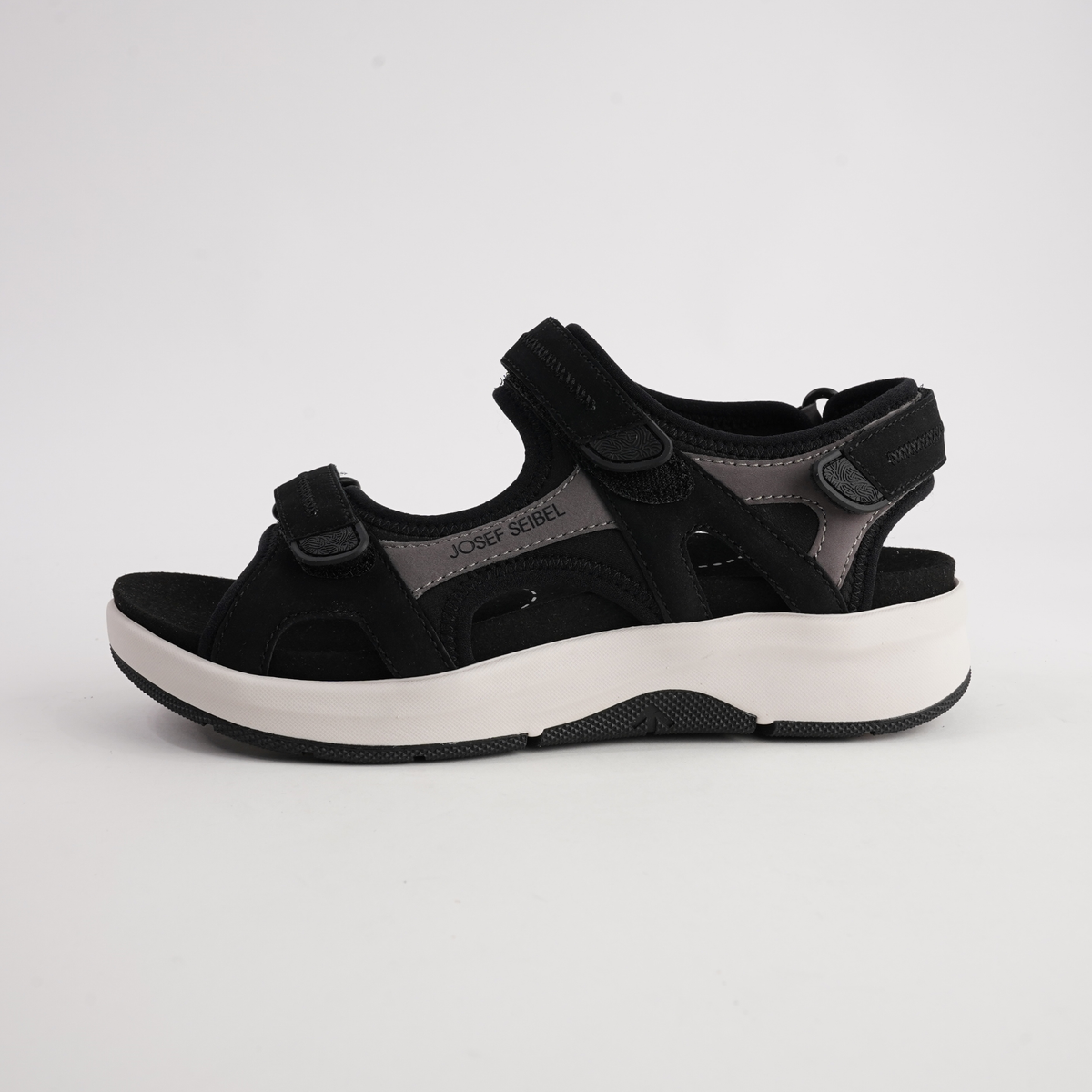 Estelle 02 Schwarz Combi Leather Sandals - JOSEF SEIBEL | Shouz