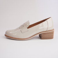 Stiller Nude Patent Leather Loafers