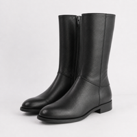 Gas Black Calf Boots - SALA | Shouz