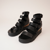 Raafe Black / Natural Leather Sandals