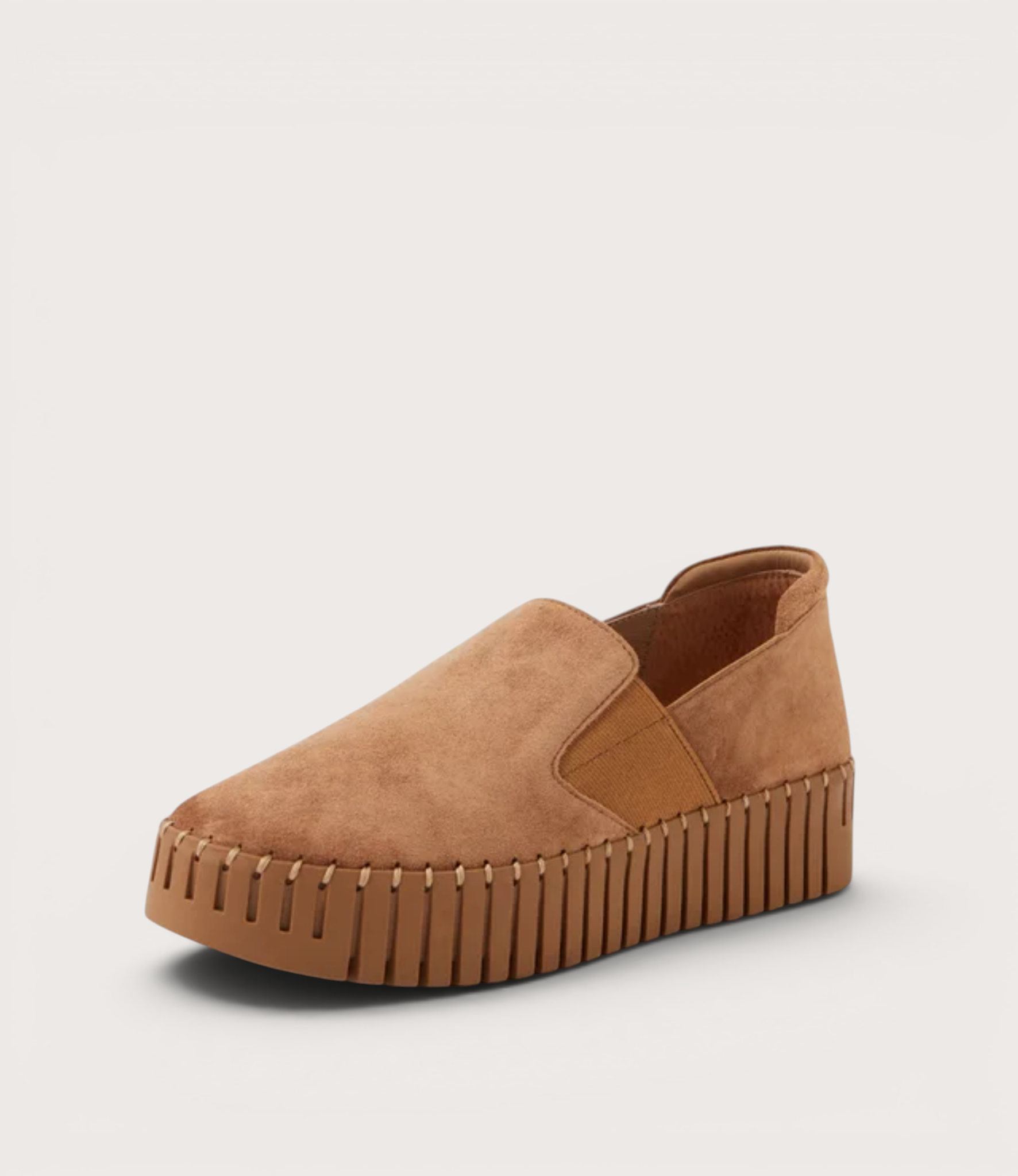 Becca Light Choc Suede Sneakers