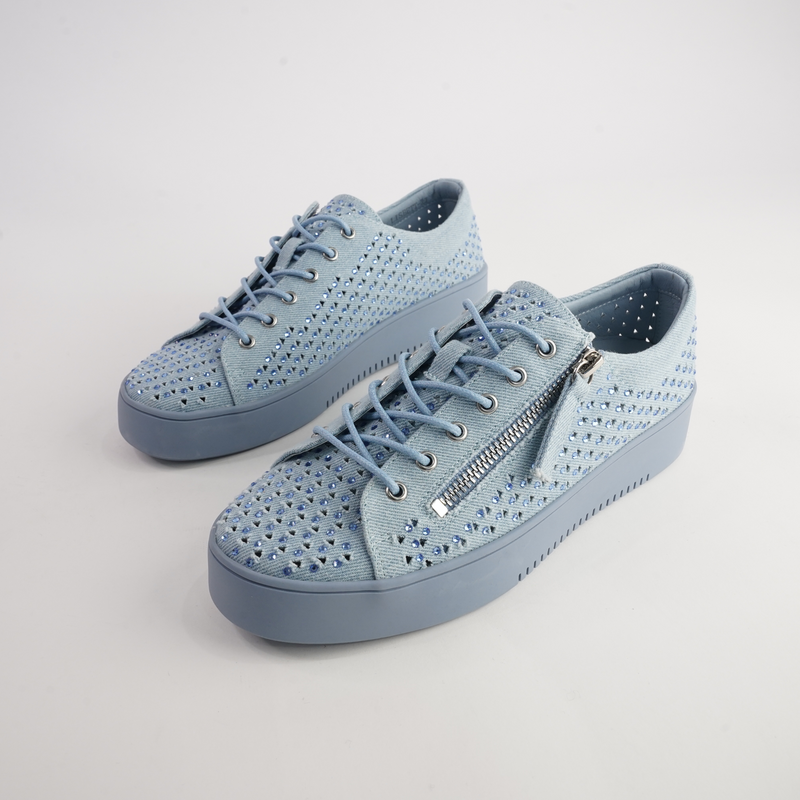 Lisbett Light Denim/ Denim Jewels Sneakers