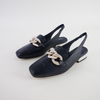 Randal Navy/Bone Leather Loafers
