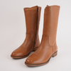 Garda Coconut Leather Knee High Boots