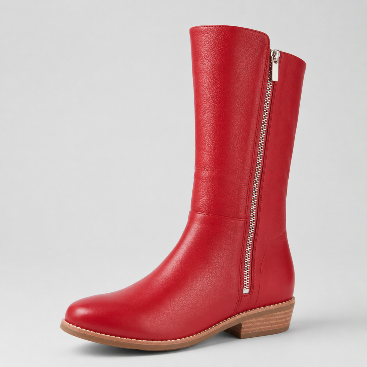 Lomar Dark Red Leather Calf Boots - DJANGO AND JULIETTE | Shouz