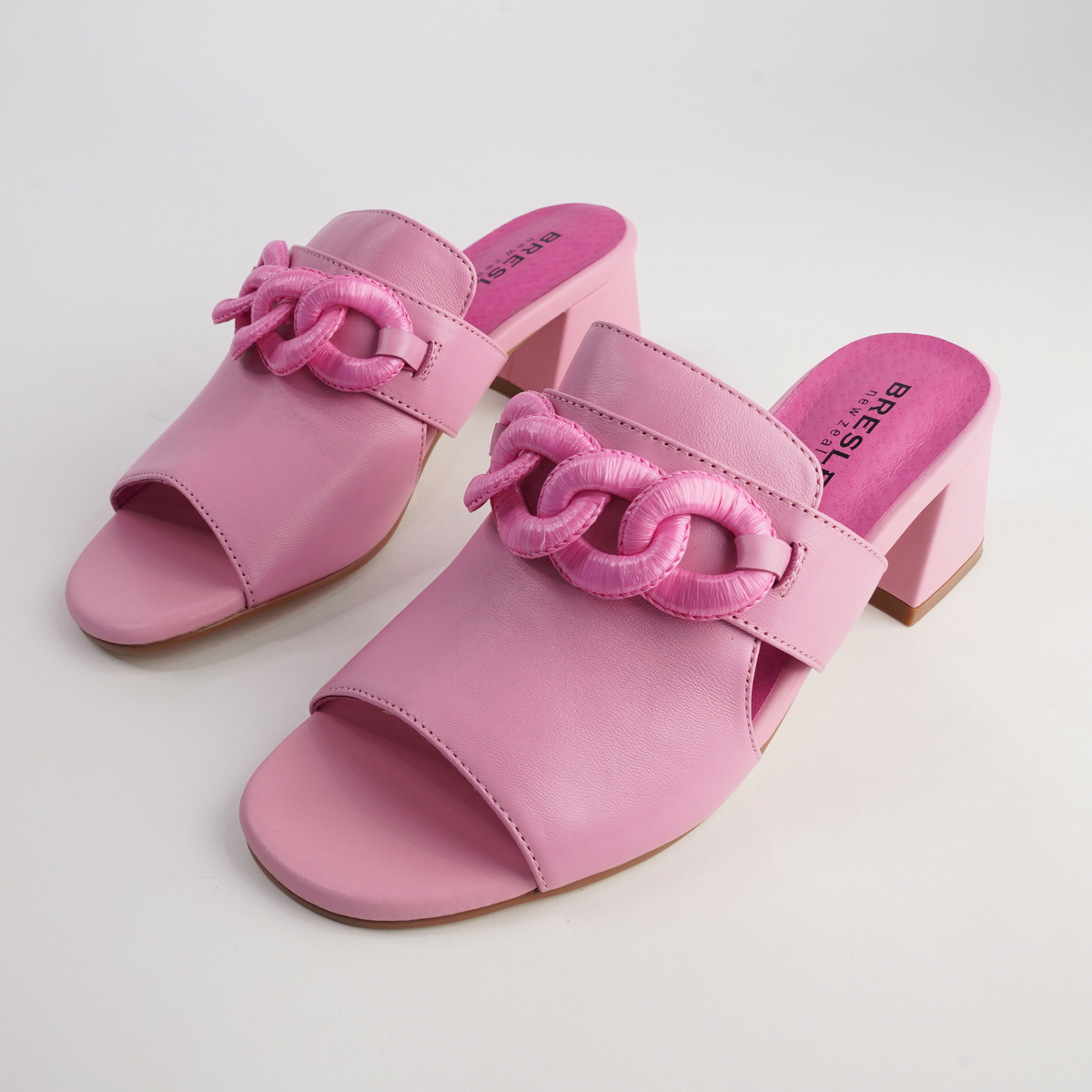 Adder Candyfloss Leather Heels