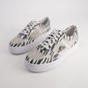 Nenna Zebra Leather/ Gold Jewels Leather Sneakers