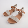 Jinnit Almond/ Tan Leather Sandals